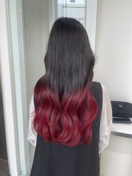 アライブ ハラジュク(ALIVE harajuku) グラデーションカラーバレイヤージュインナーカラー　ryota