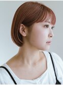 ボブ/ミニボブ/ショートボブ/シースルーバング/安岡敦人