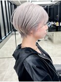 エレガント丸みショート/前髪/20代/30代/40代/ショート