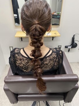 ユウル 横浜(juhl.) ヘアアレンジ/ヘアセット/編みおろし