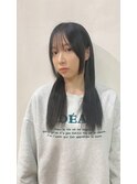 姫カットスタイル