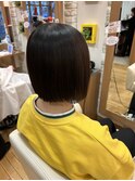 切りっぱなしボブ