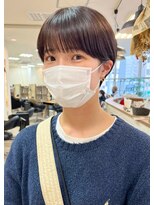 ソソ(soso)&nbsp;【soso 伊勢田】マッシュ×シースルーバング【横浜/ブリーチ】