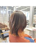 くびれボブ/インナーカラー/アルティストカラー【池袋/本松】