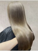 縮毛矯正ロング♪コスメストレート髪質改善ココアベージュ