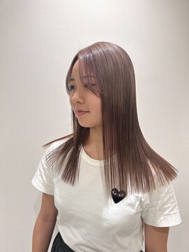 ガーランド (Garland) 切りっぱなしボブ/暖色カラー/前髪/原宿神宮前