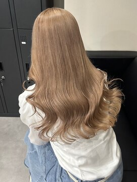 ベレーザ 渋谷(BELEZA) 7840ミルクティーアッシュベージュハイトーンカラーワンホンヘア