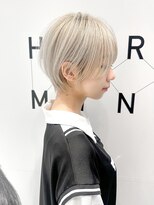 ハルキミナト ジャパン ヨコハマ(HARUKI MINATO japan YOKOHAMA)&nbsp;プラチナグレージュショート/20代30代40代50代