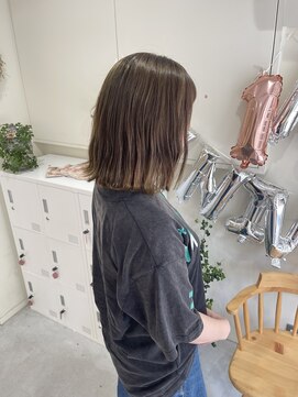 ウニ(uni) ◯ブリーチなしオリーブベージュ