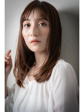 カバーヘア ブリス 志木南口駅前店(COVER HAIR bliss) 大人美人艶感ストレート前下がりレイヤーロングv志木30代40代