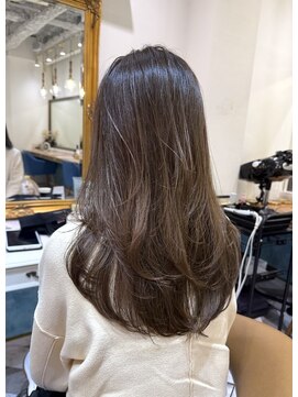 ロンドアベニール 北千住(Lond avenir) 小顔顔周り　レイヤーカット　ブリーチなし　髪質改善　北千住