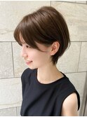 ショートヘア　大人ヘア　小顔ヘア　簡単スタイリング