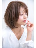 【オレンジクラッカー】エアリーなリラックスショートボブ