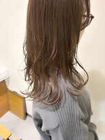 カサネ(KASANE)&nbsp;オリーブグレージュ　くすみカラー　ブリーチなしカラー　透明感