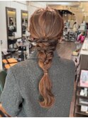 編みおろし ヘアセット アレンジ【emi】
