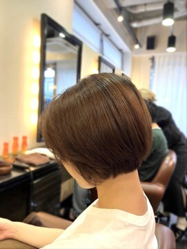 アン 登戸(un) 大人かわいいショートボブ登戸/グレージュ/髪質改善