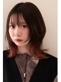 【個性的】ウルフメインナーカラー