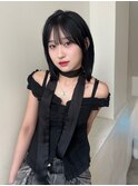韓国ボブ顔まわりレイヤーカット　kanon