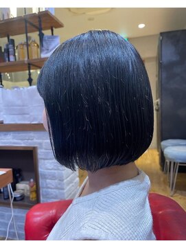 ヘアサロン アティリー(Hair Salon Attirer) 西梅田/ボブ/グレーベージュ/白髪ぼかし/ハイライト/ベージュ