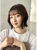 大人可愛いくびれボブ/切りっぱなしボブ/池袋