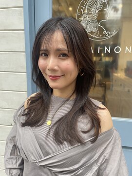 シェノン 赤羽店(CHAINON) 透明感艶髪ブラウンカラーナチュラルレイヤーロング赤羽美容室