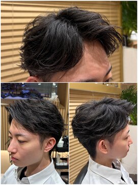 ヨシザワインク プレミアム 横浜 桜木町店(YOSHIZAWA Inc. PREMIUM) ビジネスフェザーパーマ/アップバングフェザーショート