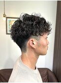 【メンズ】ショートスペインカール