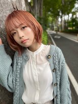 ユニックス ララポート豊洲店(UNIX Salon&Spa) フェザーショートボブ×アプリカット【透明感が魅力】