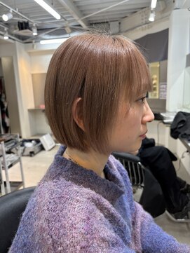 ラック 表参道(LUCK) ミルクティーベージュ/ケアブリーチ/ブリーチ/表参道/原宿