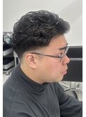 フェード極道パーマ