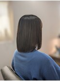 シンプルボブ　髪質改善トリートメント