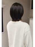 レイヤーボブ/ダークブラウン/伸ばしかけ