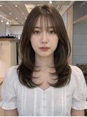 ピンクベージュ×前髪×髪質改善[髪質改善/縮毛矯正/韓国]T