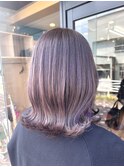 ラベンダーグレージュ☆ハイライト☆インナーカラー