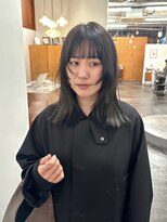 ニール 名古屋 伏見 丸の内(NEELU)&nbsp;【RIE】顔まわりレイヤー×グレージュ