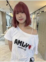 ヴィア 京都烏丸(Via)&nbsp;10代20代/ピンクカラー/ハイトーン/ブリーチ/髪質改善/モテ髪