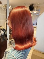 ゴッド ヘアーアンドメイク 高崎西口店(GOD Hair & Make)&nbsp;ワンレンカット/ピンクベージュ/ダブルカラー