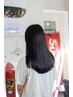 【全員】しっかりクセを伸ばす｜縮毛矯正＋カット＋髪質改善Tr ￥16000