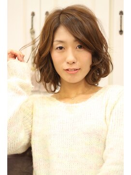 アルターリール(aL ter Rire) ゆるふわデジタルパーマ　ミディーボブ☆【aL-ter Rire尚平】