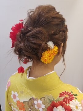 ネオリーブアイム 横浜西口店(Neolive aim) くしゅくしゅアレンジ