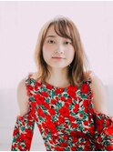 ふんわりボブパーマ