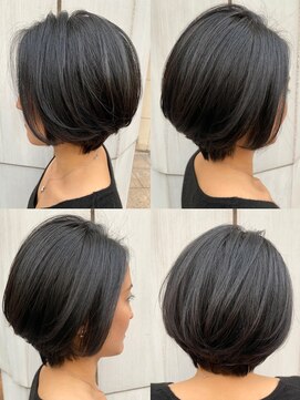 ウィルゴ(VIRGO) 40代50代髪型☆大人可愛いひし形シルエットのショートボブ