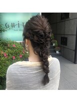 ジータヘアデザイン 大森店(GHITA hair design)&nbsp;編みおろしヘアセット