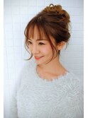 ティアラ風ドレスヘア☆