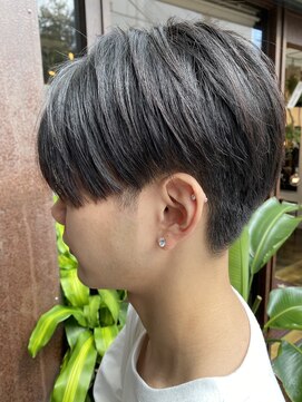 コレット ヘアー 大通(Colette hair) センターパートマッシュ&黒髪