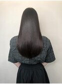 うる艶ロングヘアー/ニュアンスカラー/アッシュブラック