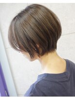 ヘアテリア リュウ 大塚(hair teria ryu) 小顔丸みショートボブ