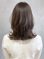 アイティー バイ アルバム 中野店(IT by ALBUM)&nbsp;パールグレージュ_チェリーブラウンフェミニンロング_ba307162