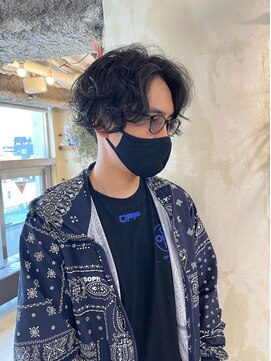 アリスバイアフロート 自由が丘(ALICe by AFLOAT) ニュアンスパーマ　ミディアムセンターパート