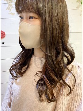 フレア 心 武庫之荘(flare) イヤリングカラー*ピンクベージュ